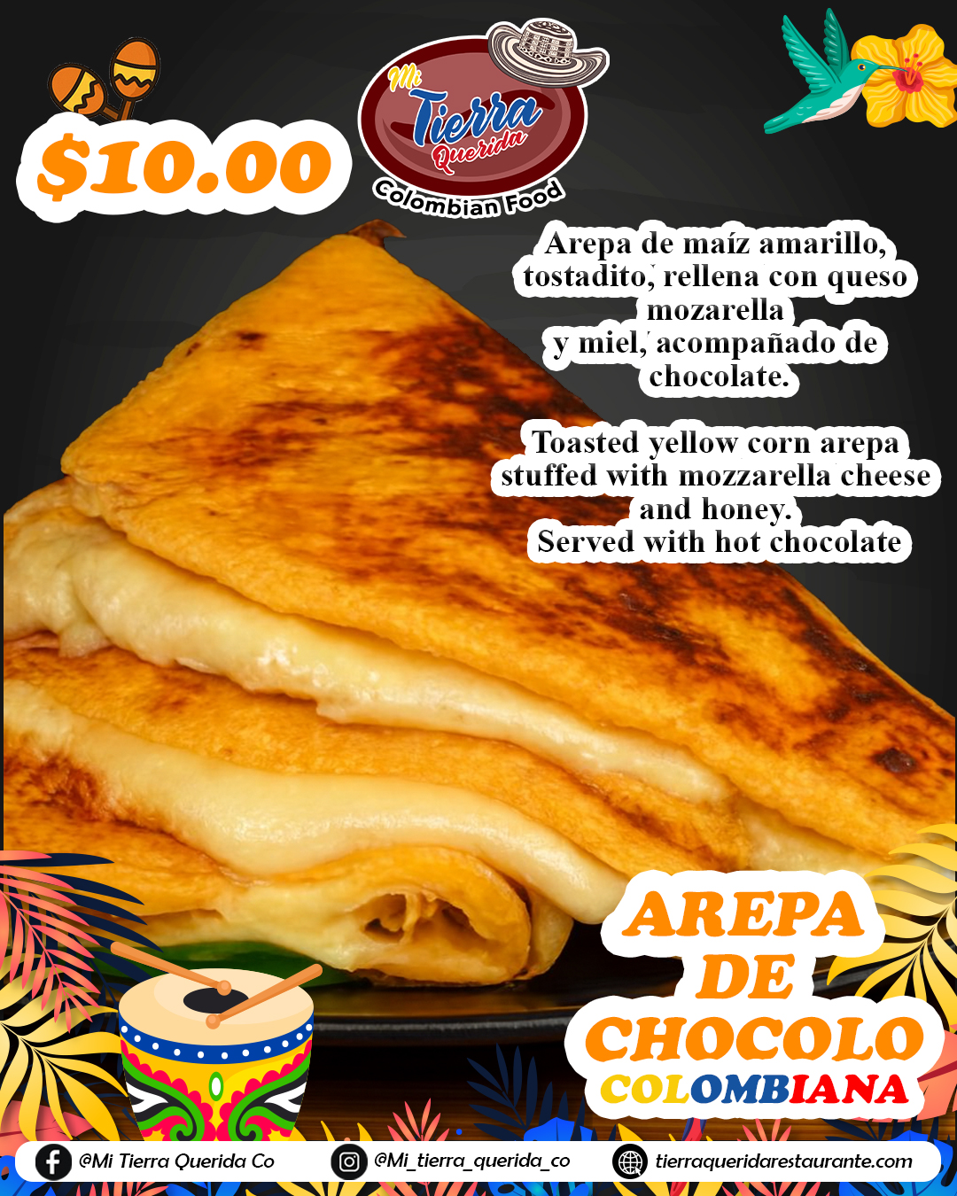 Arepa de chocolo