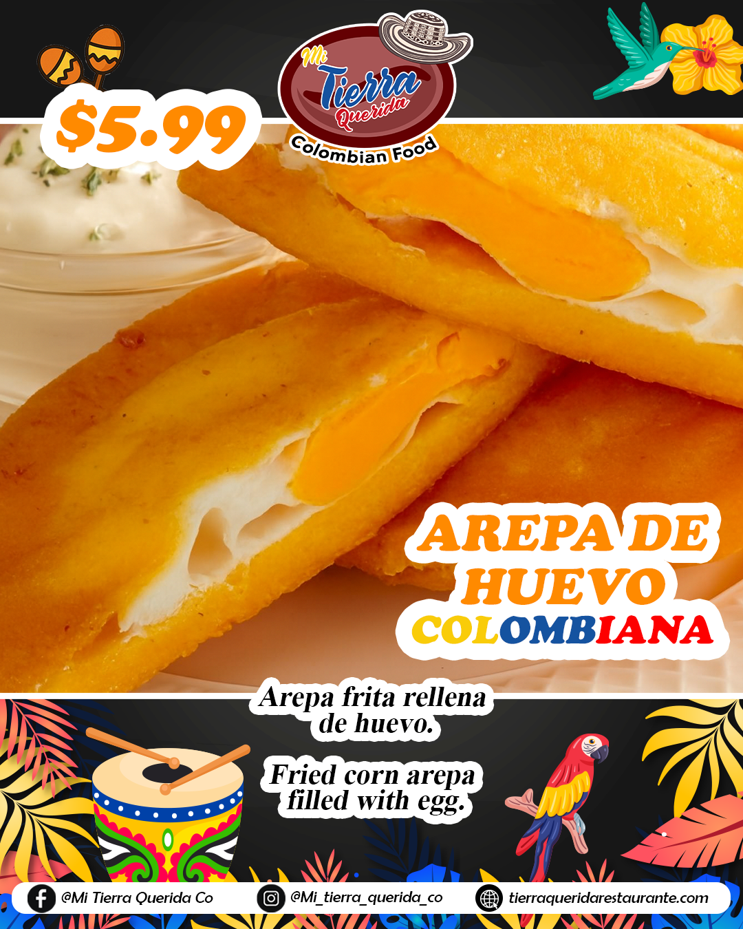 arepa de huevo